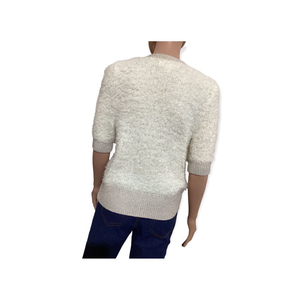 Decree Fuzzy Soft Short Sleeve Cardigan Size: XL - Picture 2 of 6